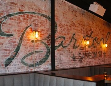 Inside Barstool Sansom Street bar in Philadelphia