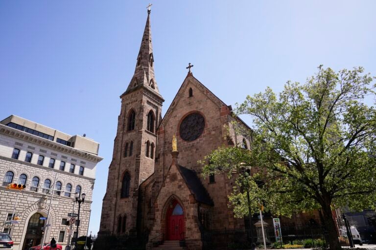 US Clergy Abuse New Jersey The exterior of the church is seen