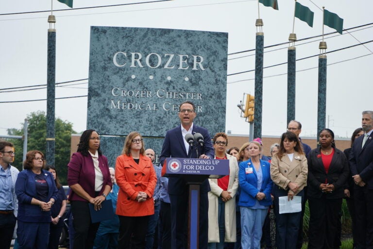 gov-josh-shapiro-crozer-chester-med-center-press-conf-KC-051525-02 Governor Josh Shapiro speaks at press conference