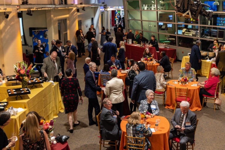 Attendees of the WHYY Lifelong Learning Award event and reception