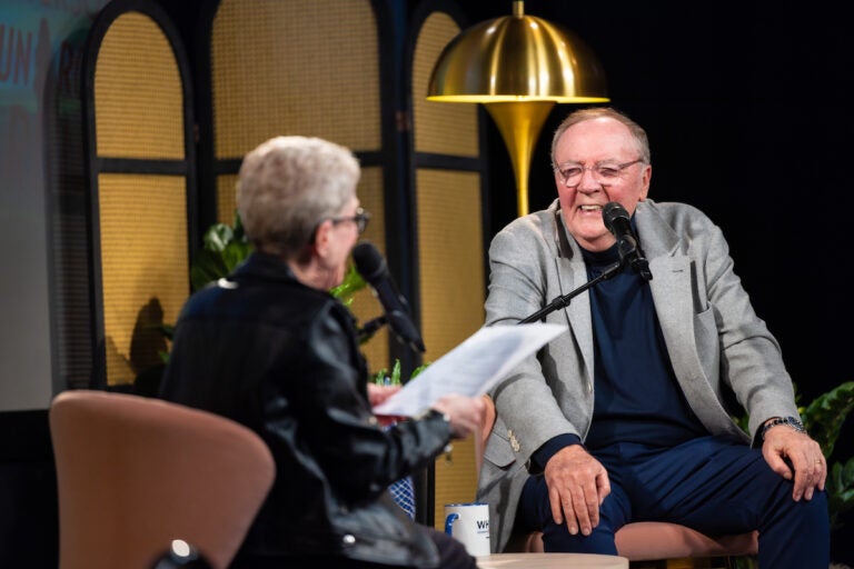 James Patterson speaking with Terry Gross at WHYY