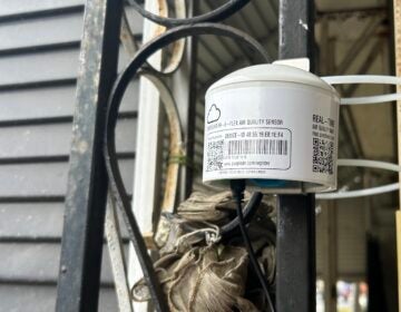 A closeup photo of the device