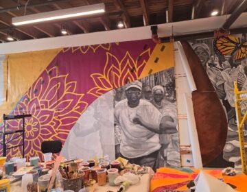 Mural on display at Mural Arts in Philadelphia