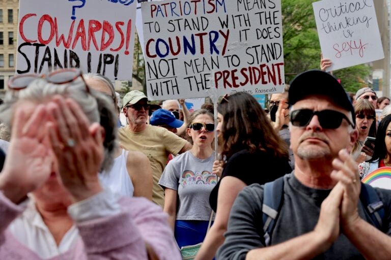 Thousands gather at rally ouside Philadelphia City Hall