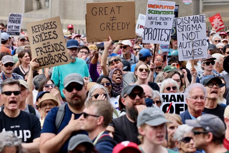 Thousands gather at rally outside Philadelphia City Hall
