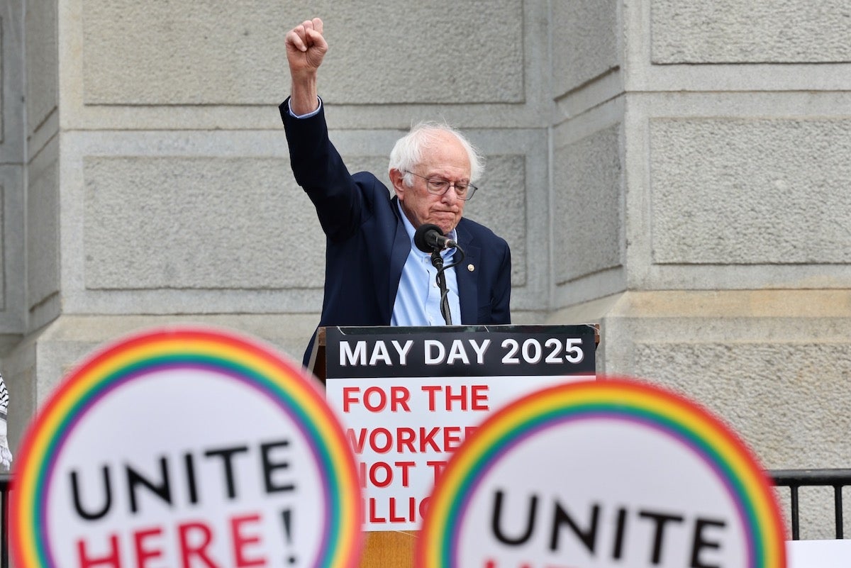 Bernie Sanders brings his fight against ‘oligarchy’ to Philadelphia