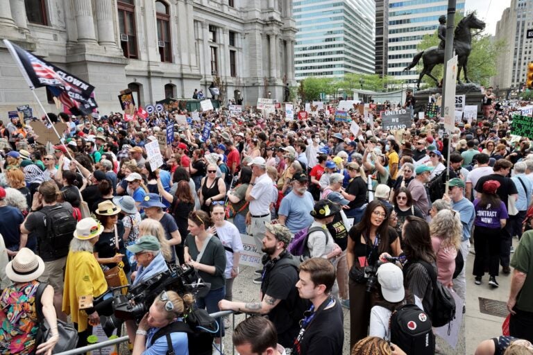 Thousands gather at rally outside Philadelphia City Hall