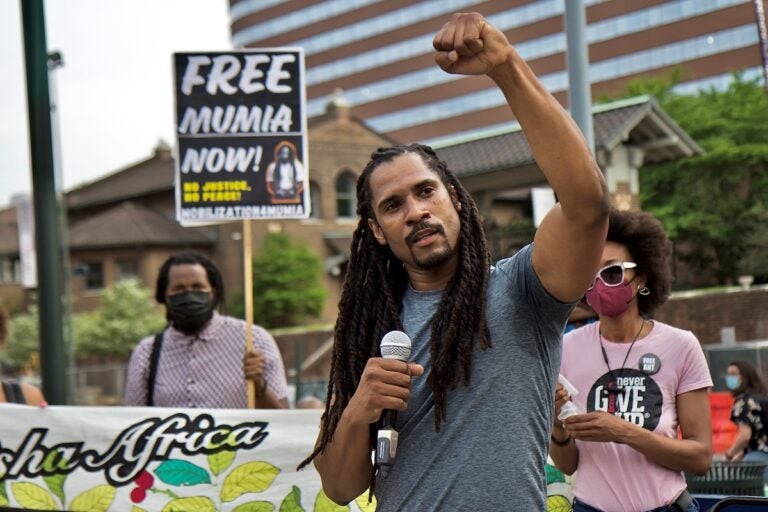 BLM Philly and the Black Philly Radical Collective and supporters protested outside the Penn Museum