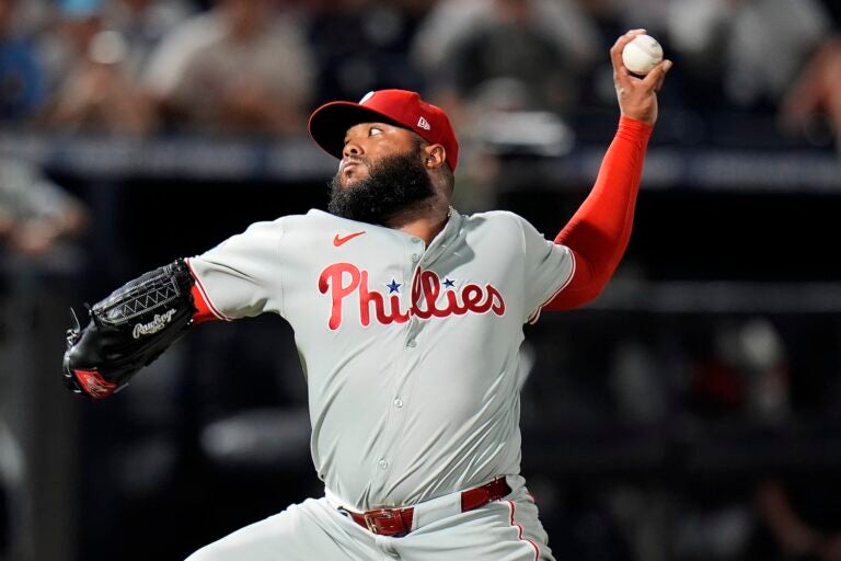 Phillies Rays Baseball Philadelphia Phillies pitcher José Alvarado