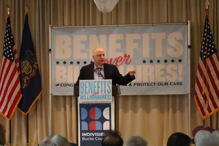 State Representative Jim Prokopiak speaking at town hall