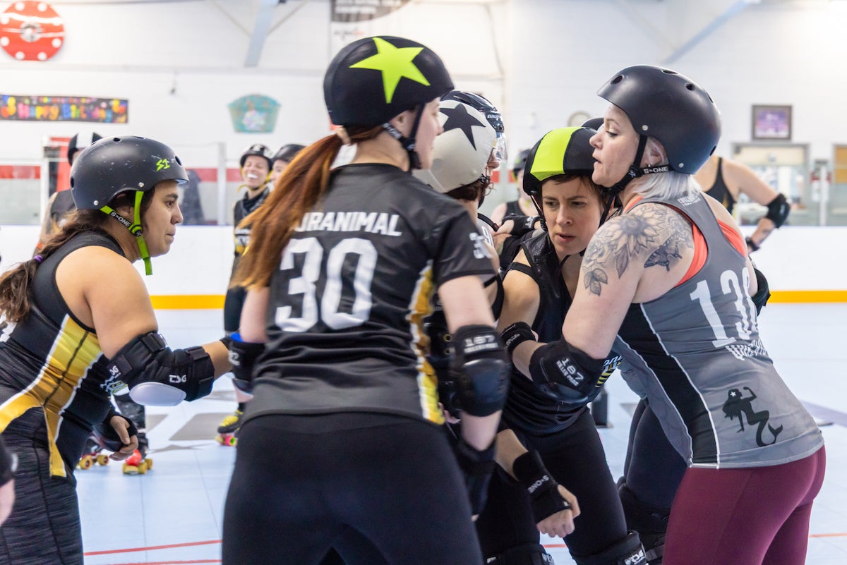 roller-derby-stills-KP-050225-01 Roller Derby players practice in Hatfield