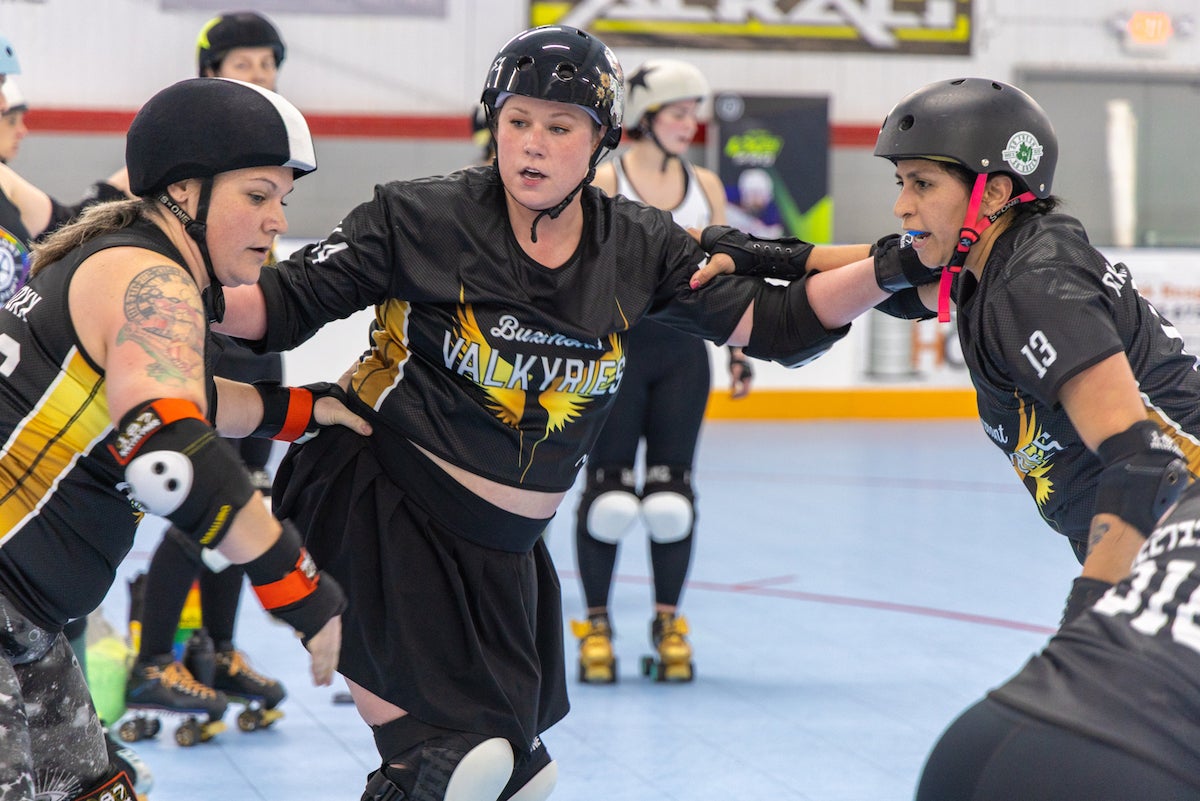 roller-derby-stills-KP-050225-03 Roller Derby players practice in Hatfield
