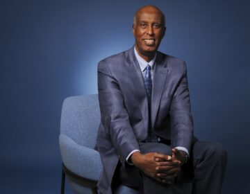 Dr. Said Ibrahim sitting in chair