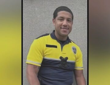 Temple University Police Sergeant Chris Fitzgerald poses for a photo
