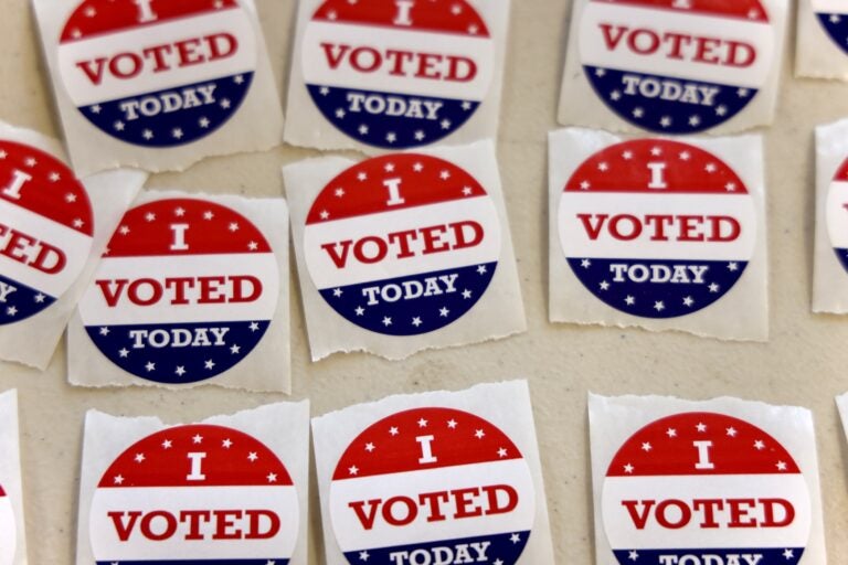 A group of stickers that say 'I Voted Today'