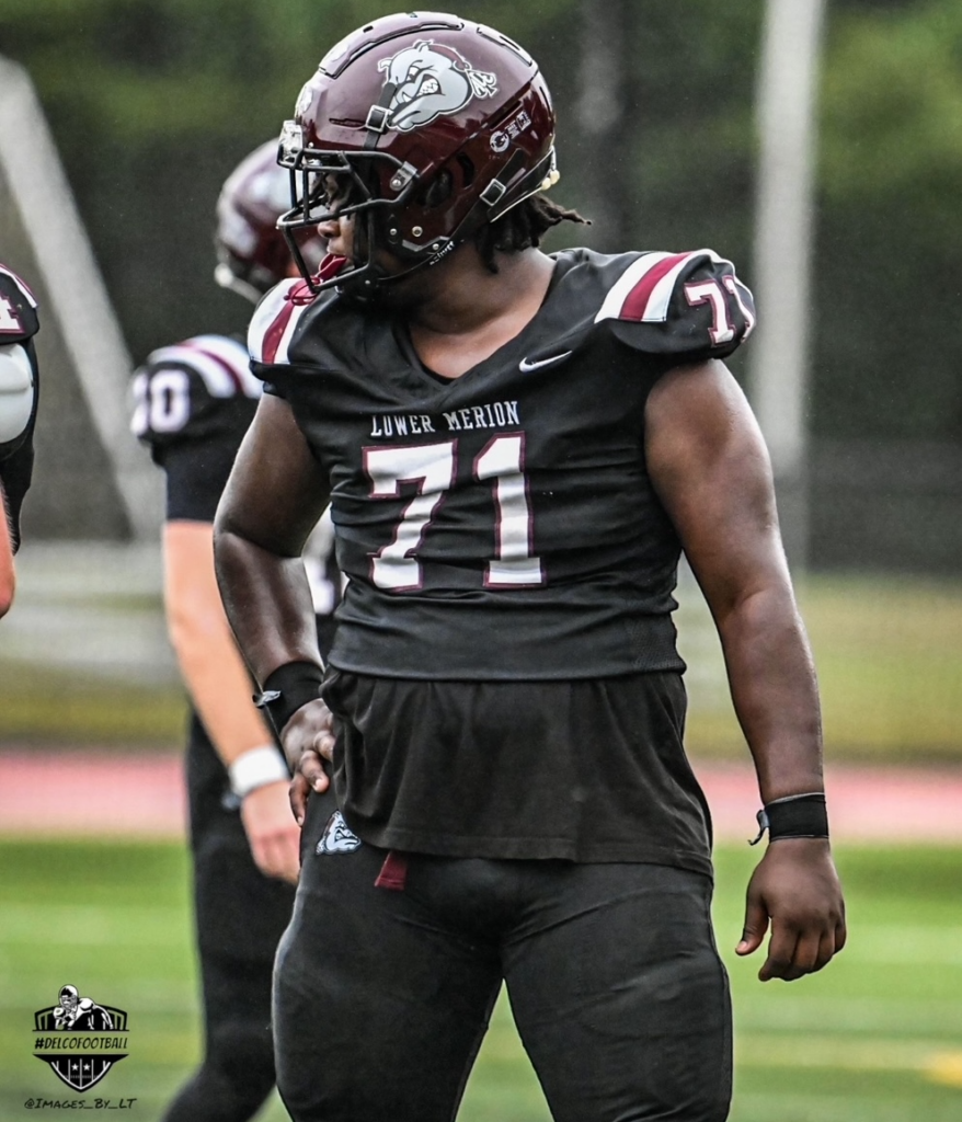 Kechan Miller playing football