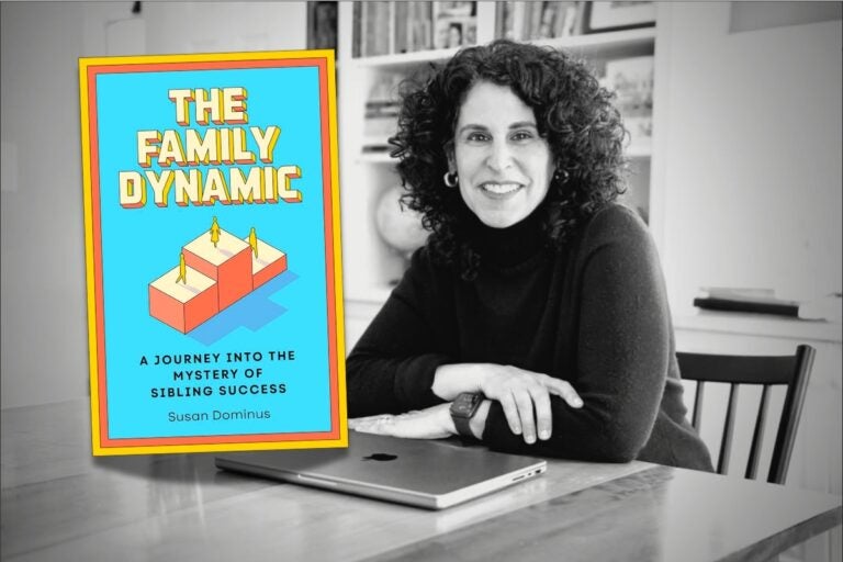 Susan Dominus with her new book