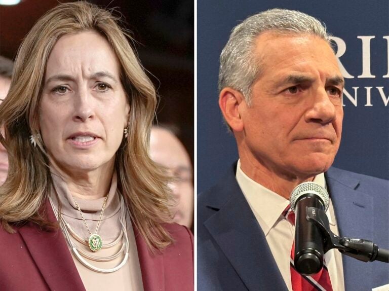 Election 2025-New Jersey Governor New Jersey governor candidates Rep. Mikie Sherrill, D-N.J., and former Assemblyman Jack Ciattarelli