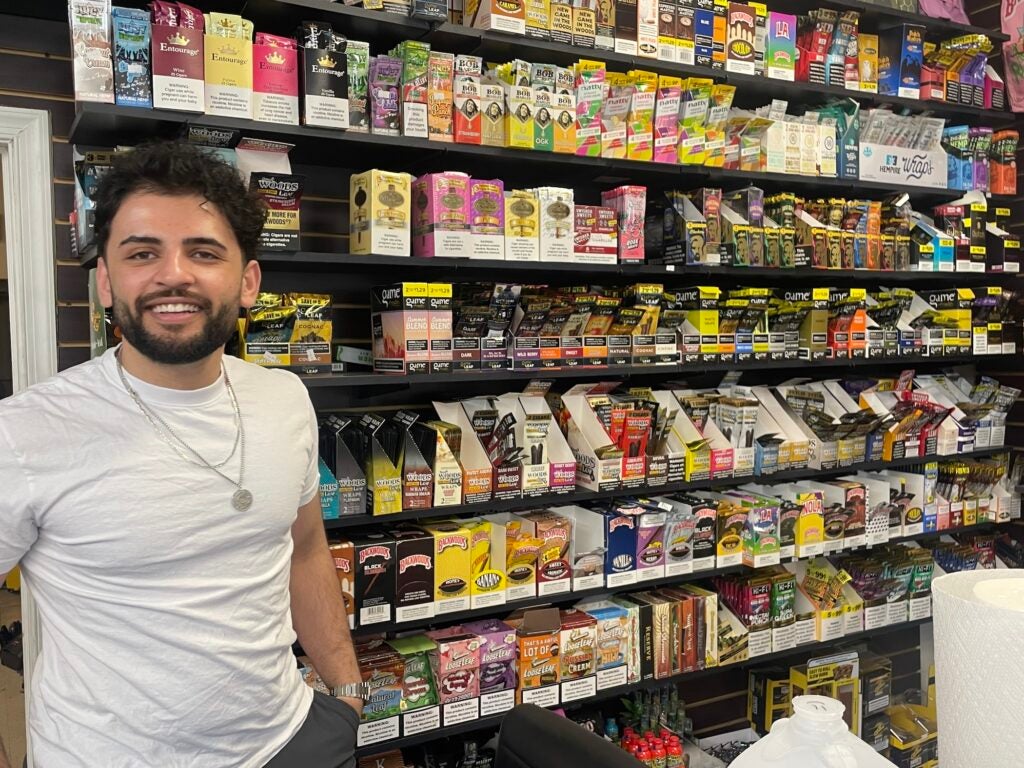 Adam Alz in the store