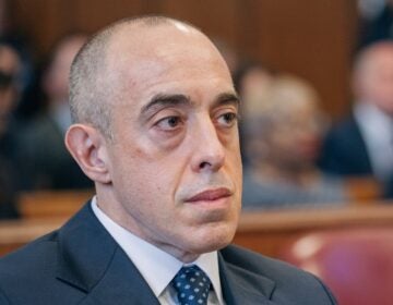Emil Bove sitting in the courtroom