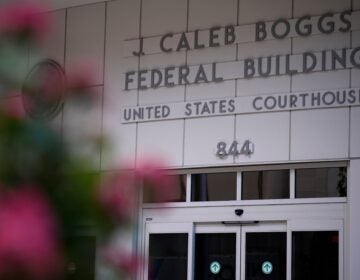 outside the J. Caleb Boggs Federal Building United States Courthouse
