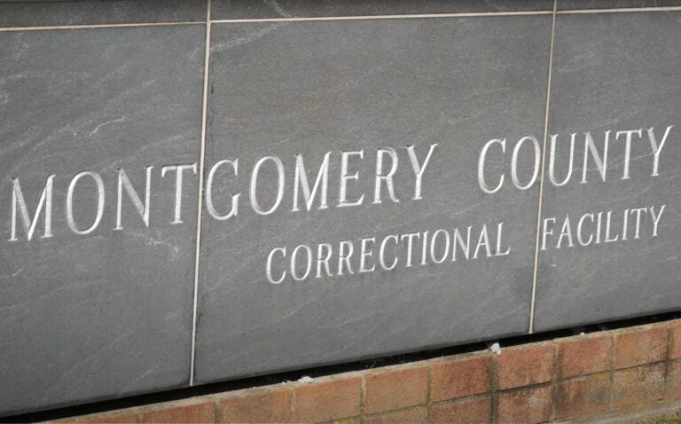 A sign for the Montgomery County Correctional Facility