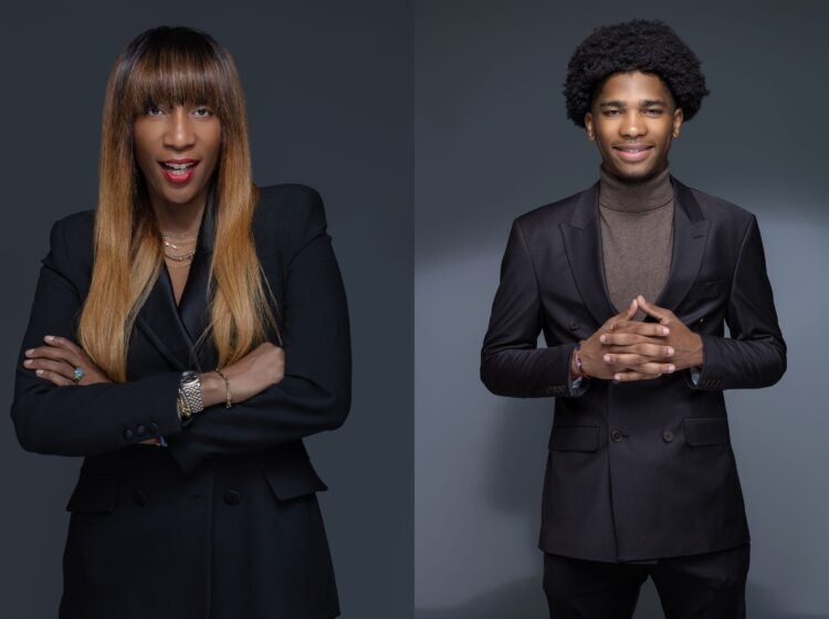 side-by-side photos of Oshunbumi Fernandez-West and Adeniyi Ogundana