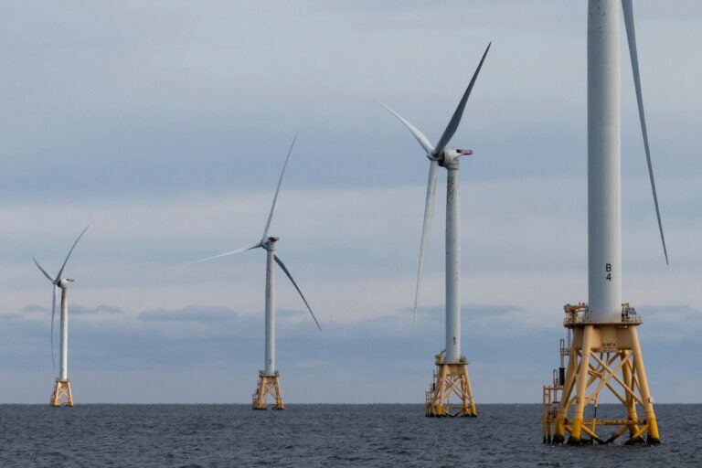 offshore-wind-file-AP Offshore turbines operate at the Block Island Wind Farm