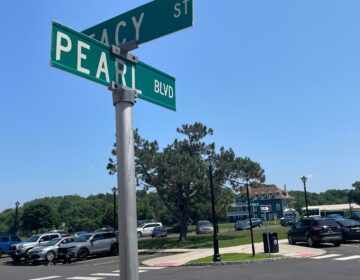 Stacy Street at East Pearl Boulevard in Burlington, N.J.