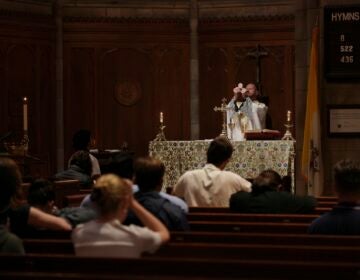 The Rev. Zachary Swantek, Princeton University’s Catholic chaplain