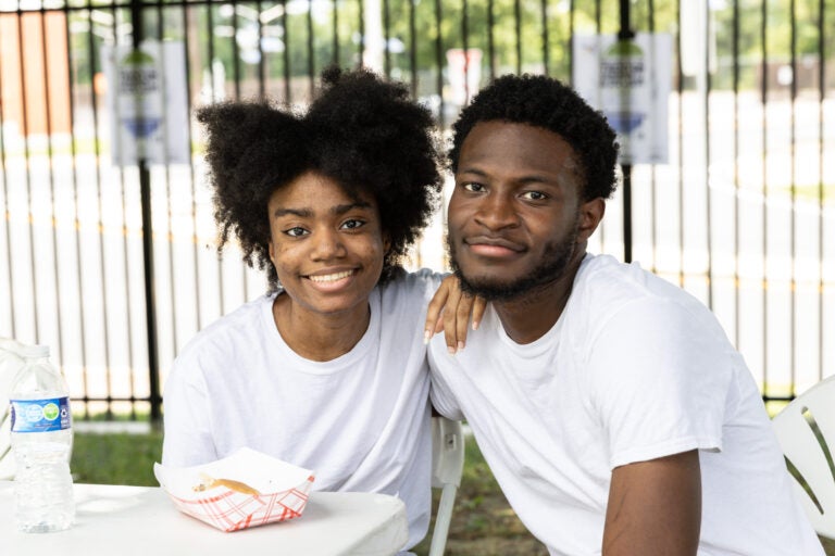 Trenton residents, Briana Rouzard and Noah Prince