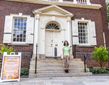 Zoe Levenstein outside Carpenters’ Hall