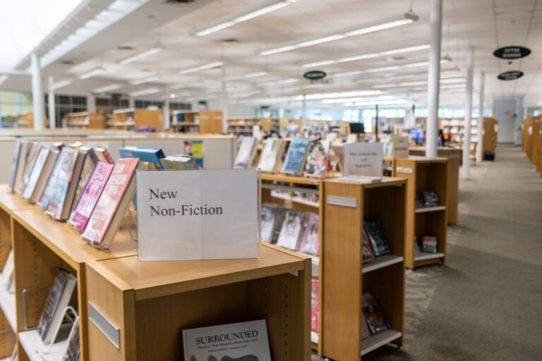the new nonfiction section in the Willingboro Public Library