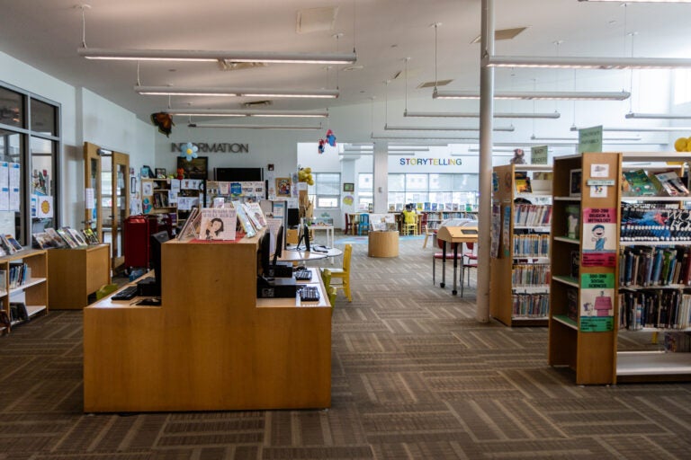 The children’s section of the Willingboro Public Library