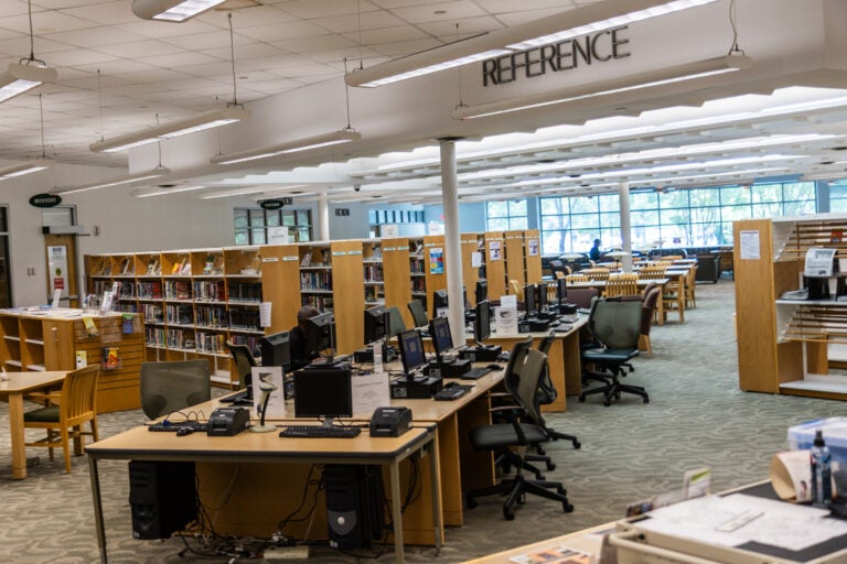 The research section of the Willingboro Public Library