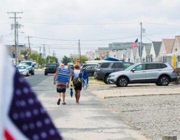 A row of bungalows a block from the beach at South Seaside Park, N.J.