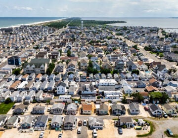 An aerial view of Seaside Park, New Jersey