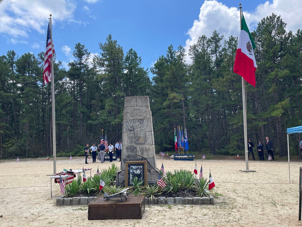 The Carranza Memorial within Wharton State Forest in Tabernacle, New Jersey