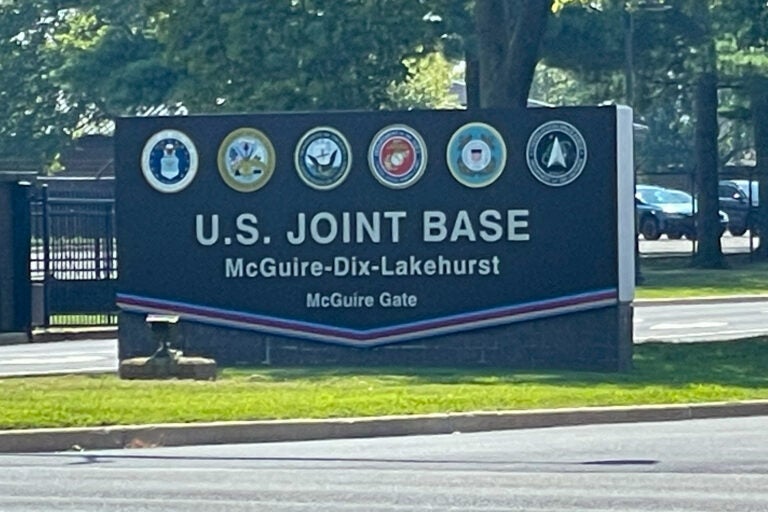 The McGuire Gate at Joint Base McGuire-Dix-Lakehurst