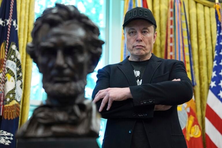 Musk Third Parties FILE - Elon Musk listens as President Donald Trump speaks during a news conference in the Oval Office of the White House, May 30, 2025, in Washington. (AP Photo/Evan Vucci, File)
