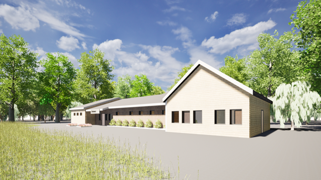 New Shelter An artist rendering of the planned expansion of Animal Alliance