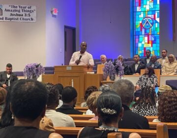 Mayor Ras Baraka speaks at Second Baptist Church