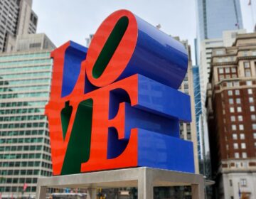 LOVE Park statue in Philadelphia