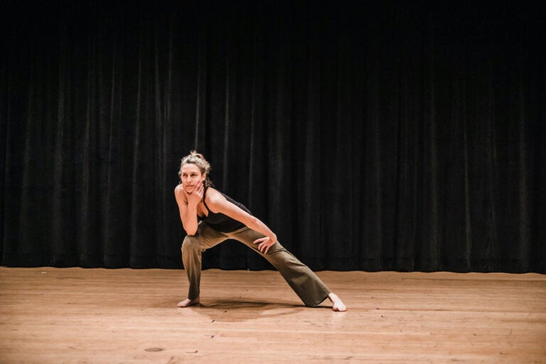 Megan Bridge performing choreography