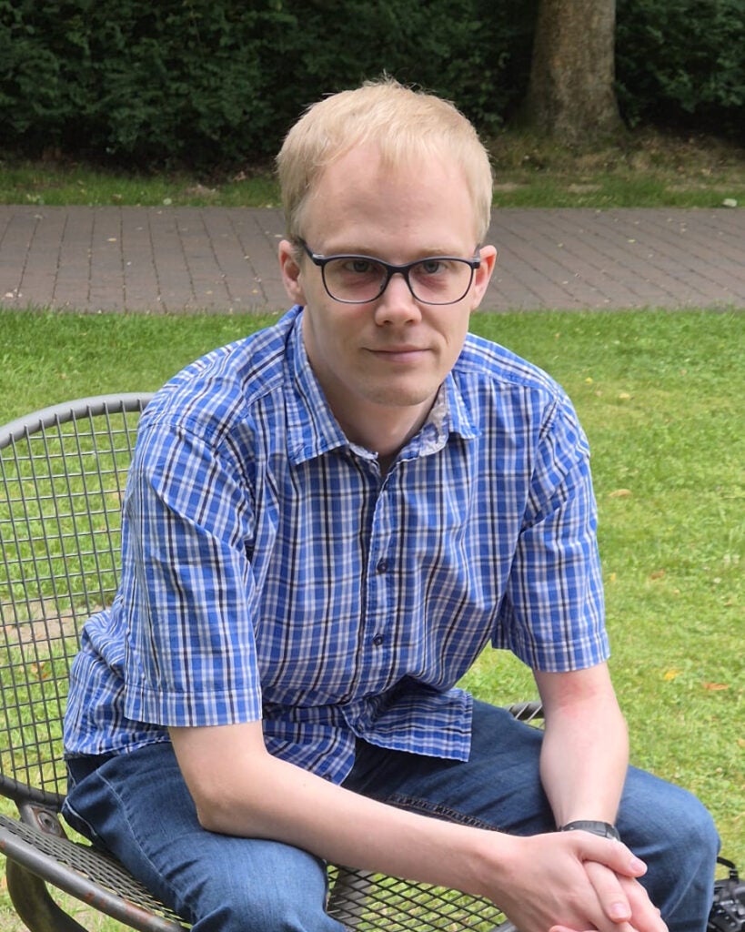 Sven Huber, from western Germany
