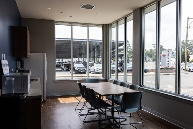 a room in the new Oliver Station Virtua Health primary care clinic