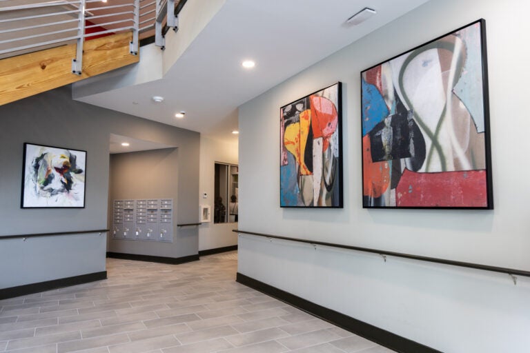 Inside a senior apartment at the new Oliver Station