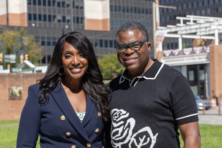 Dr. Anthonise Fields and Dr. Patrick Oates at Independence Hall