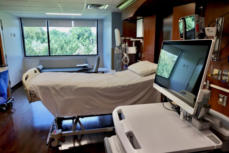 Intensive care room at Temple's new maternity hospital