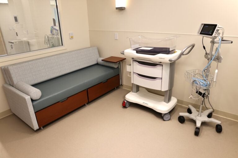Private rooms for longer stay baby care at Temple Women and Families hospital